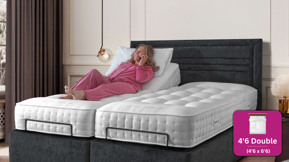 Adjust-a-bed 4ft6 Double Grandeur Natural 5000 Adjustable Bed