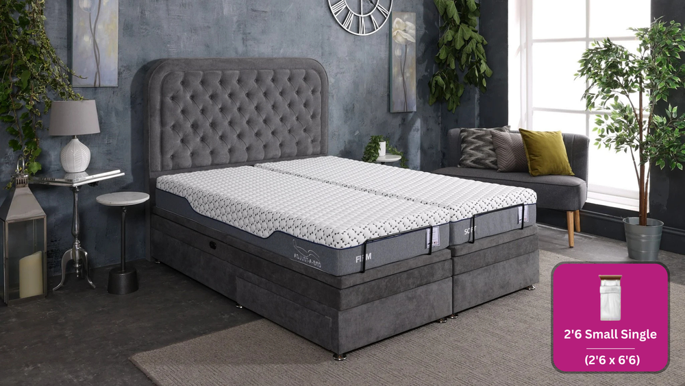 Adjust-a-bed 2ft6 Small Single Trilogy Adjustable Bed