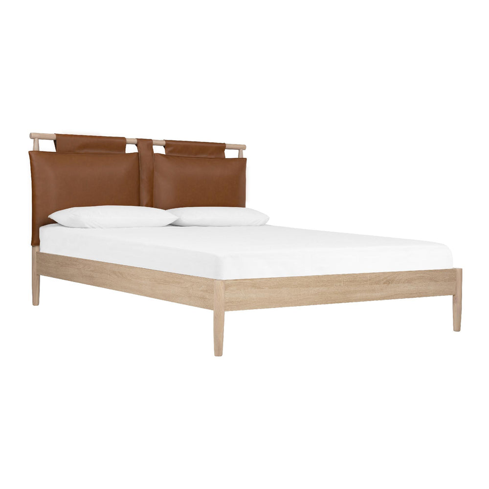 Encore 4ft6 Bed Frame with Leather Headboard