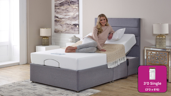 Adjust-a-bed 3ft Single Gel-Flex Ortho Adjustable Bed