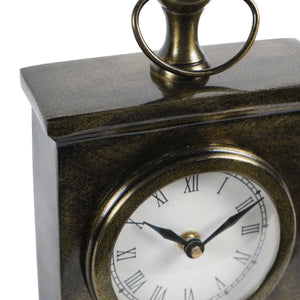 Taunton Antique Finish Mantel Clock Small