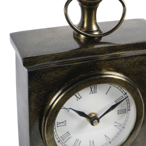Taunton Antique Finish Mantel Clock Small