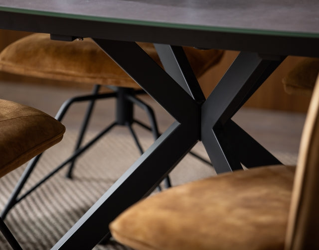 Luna Swivel Dining Chair Grey