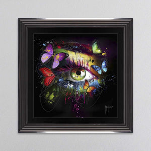 Butterfly Eye Framed Wall Art 55x55cm