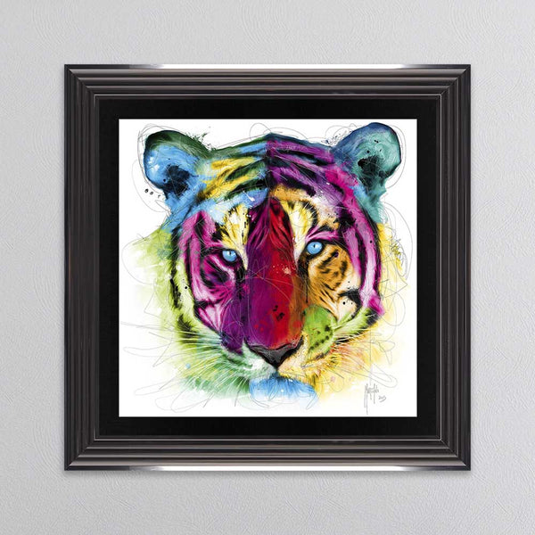 Tiger Framed Wall Art 55x55cm