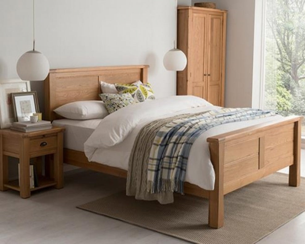 Breeze 6ft Solid Oak Bed Frame
