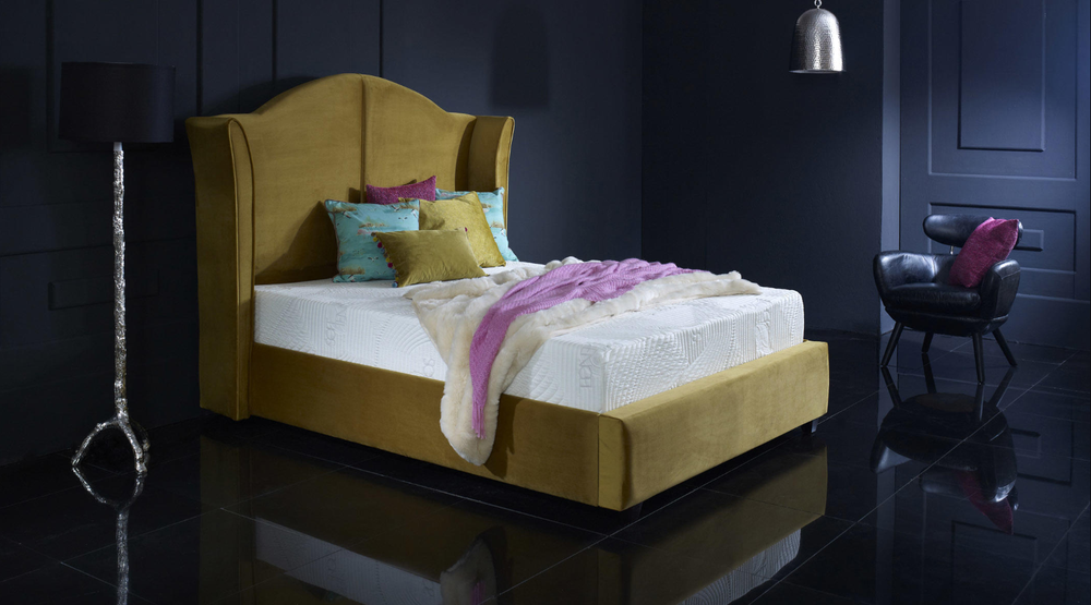 Brandy Upholstered 4ft6 Double Bed Frame