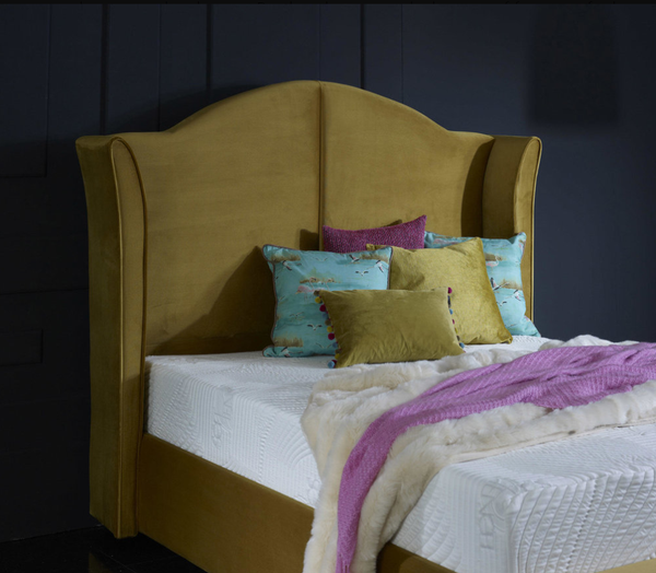 Brandy Upholstered 4ft Small Double Bed Frame