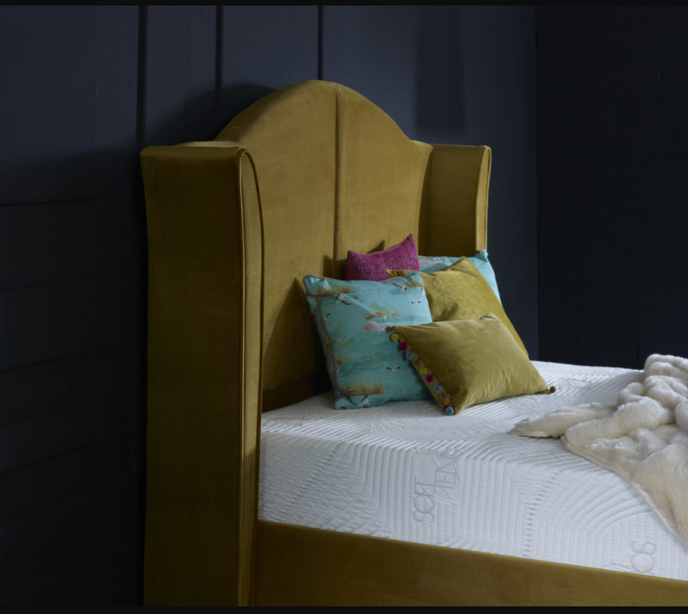 Brandy Upholstered 4ft Small Double Bed Frame