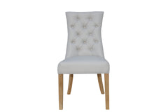 Carla Curved Chair Natural