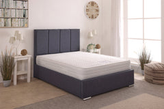 Clara 48inch 5ft King Size Upholstered Bed Frame with Ottoman Option