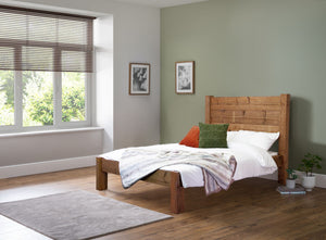 Newton 5ft King Size Wooden Bed Frame - Low Foot End