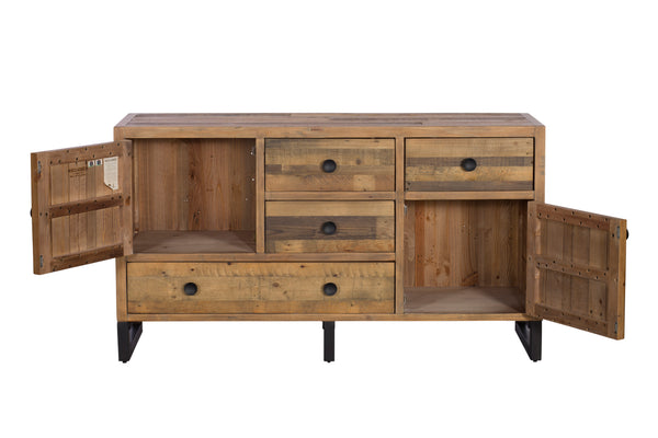 Nassau Wide Sideboard - Solid Reclaimed Wood