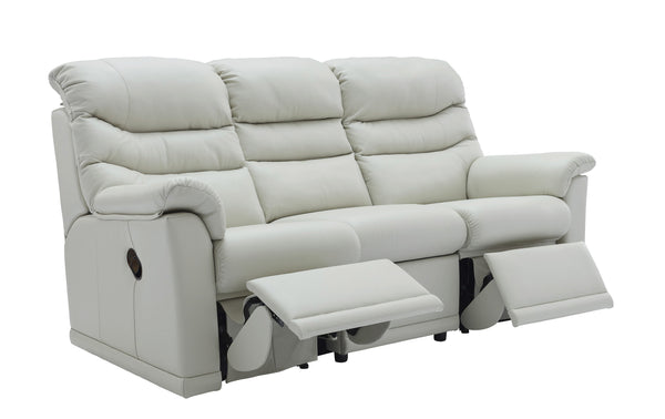 G Plan Malvern Leather 3 Seater Sofa (3 Cushions)