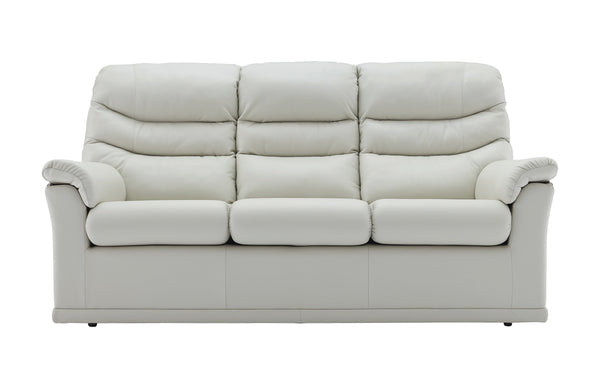 G Plan Malvern Leather 3 Seater Sofa (3 Cushions)