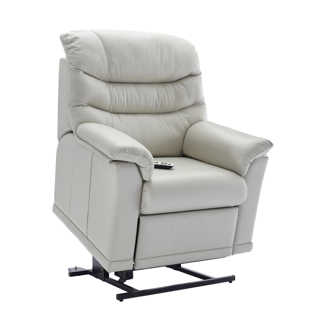 G Plan Malvern Leather Dual Elevate Armchair