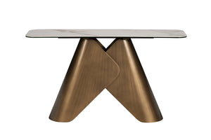 Sabel Glass Console Table