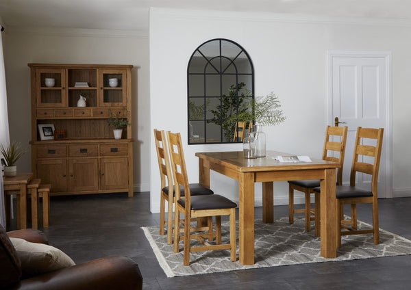 Salford 1.2m Compact Extending Dining Table