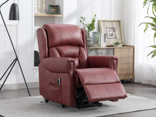 Santiago Leather Rise & Recliner Chair