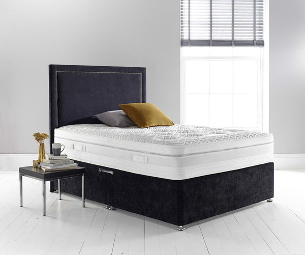 Tencel 1000 6ft Super King Size Pocket Sprung Divan Set 