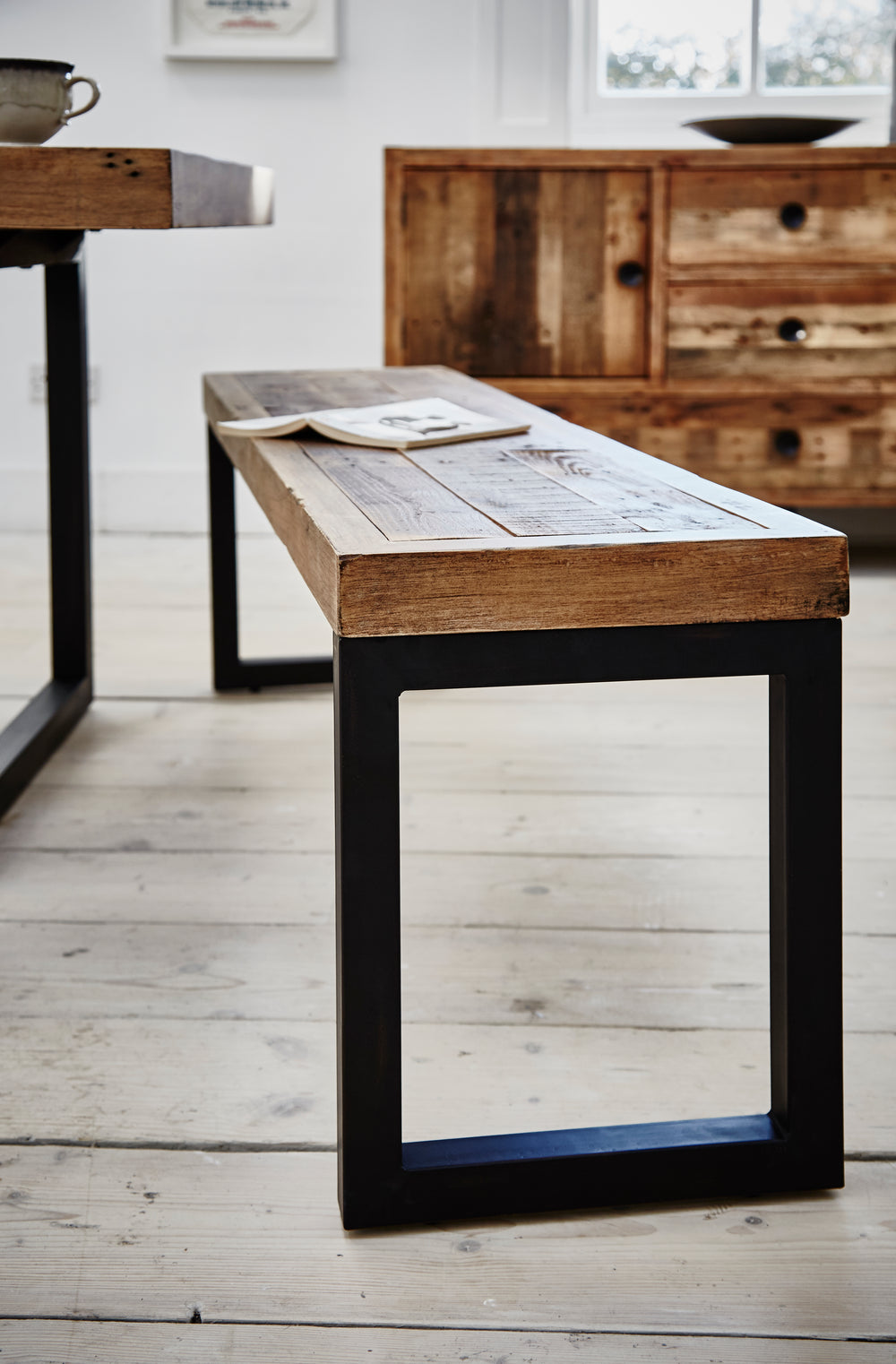 Nassau 140cm Bench - Solid Reclaimed Wood