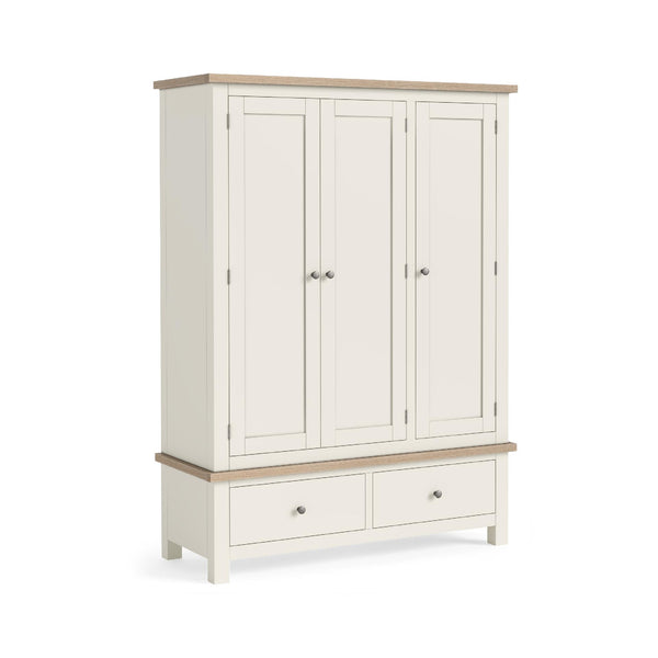 Meadow Brook Oak Triple Wardrobe